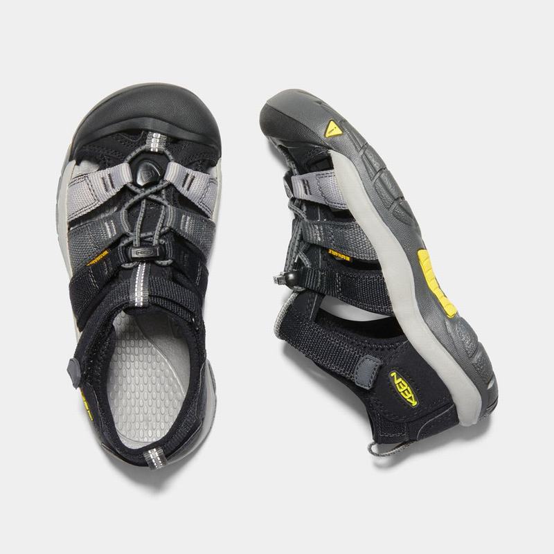 Sandalias Keen Newport H2 Para Niños Negros - Sandalias Keen Mexico (012635-QCJ)